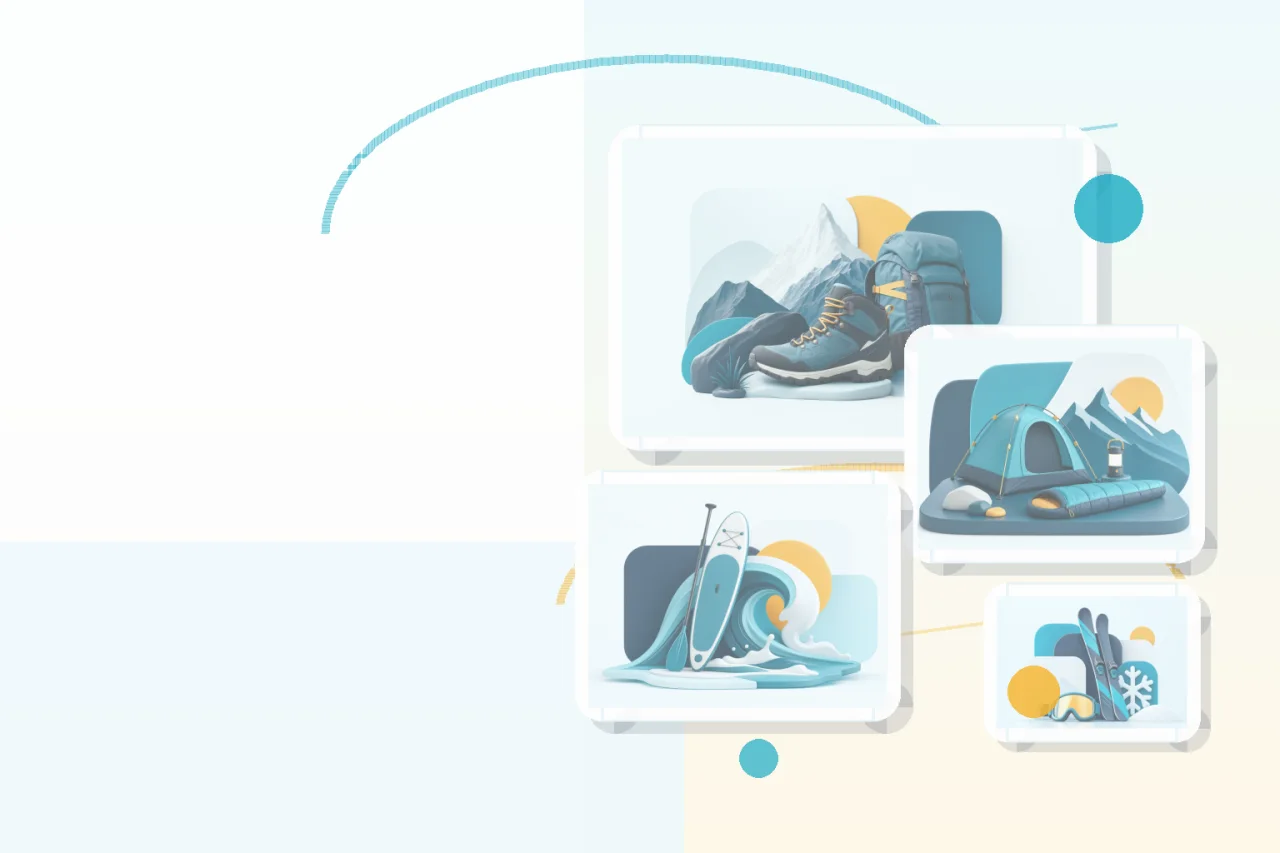 Caminhadas, campismo e equipamento para um fim de semana ativo